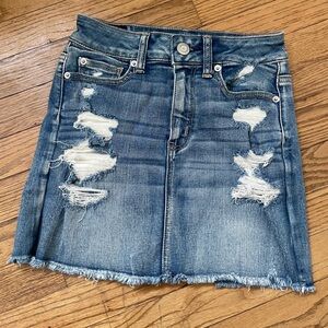 Denim AE skirt